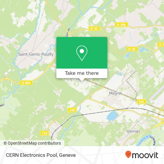 CERN Electronics Pool Karte