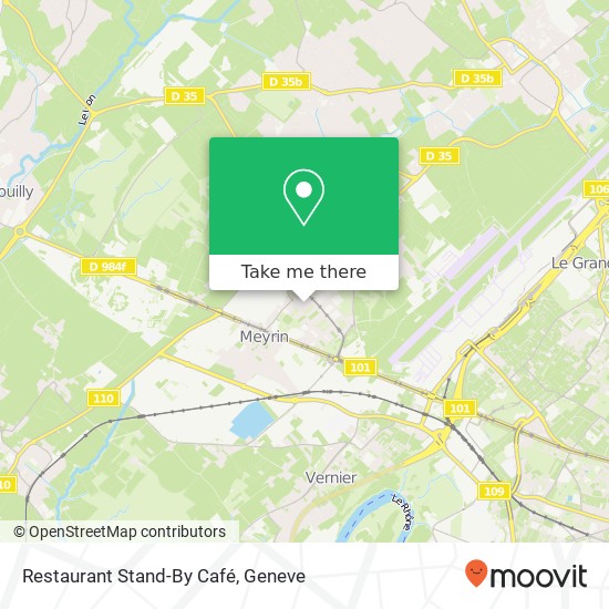 Restaurant Stand-By Café map
