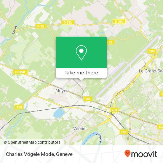 Charles Vögele Mode map
