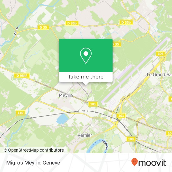 Migros Meyrin map