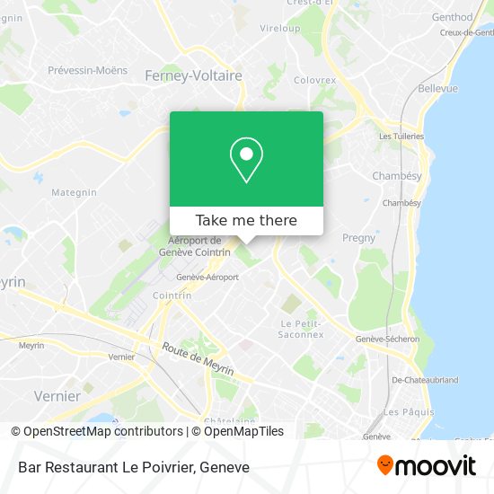 Bar Restaurant Le Poivrier map
