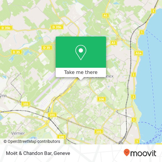 Moët & Chandon Bar map