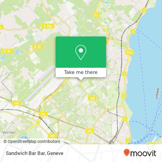 Sandwich Bar Bar map