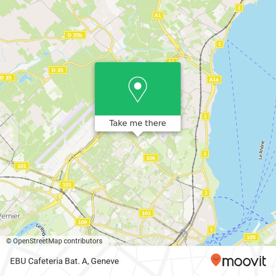 EBU Cafeteria Bat. A Karte
