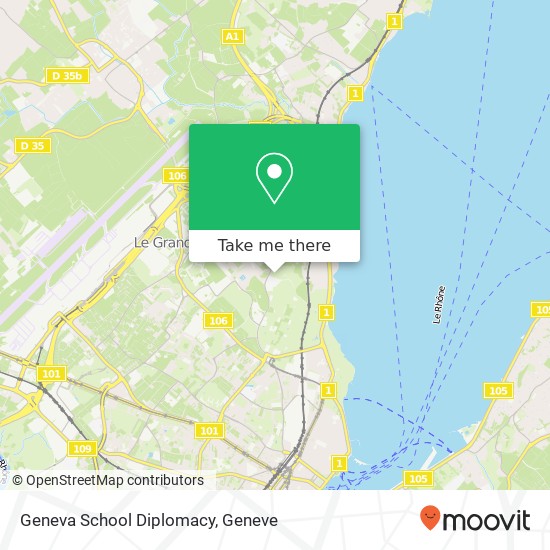 Geneva School Diplomacy map