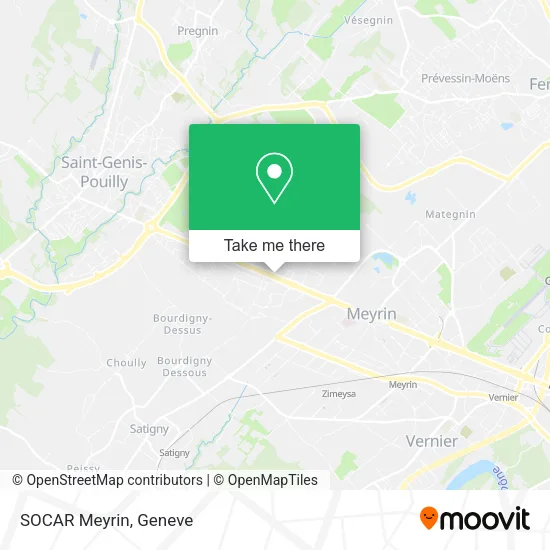 SOCAR Meyrin map