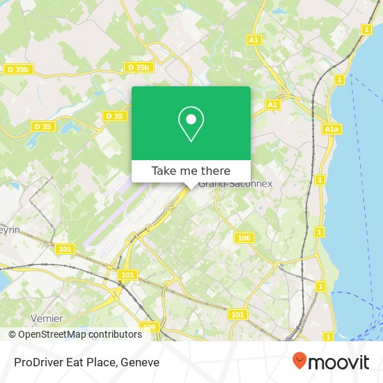 ProDriver Eat Place map