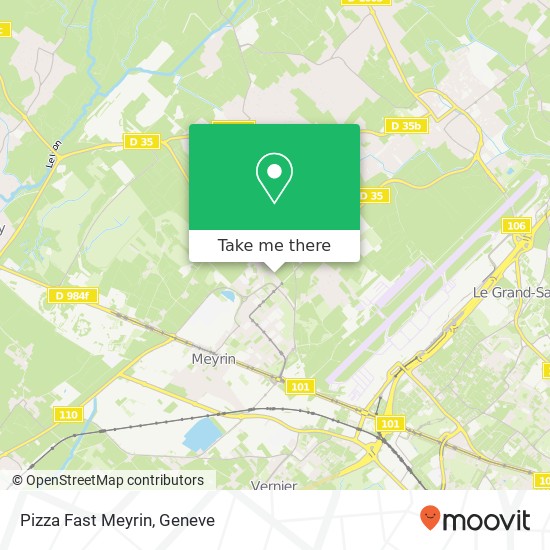 Pizza Fast Meyrin Karte