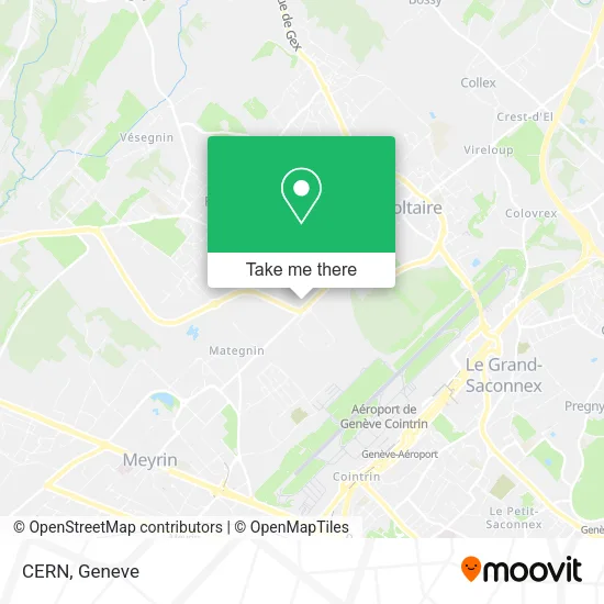 CERN map