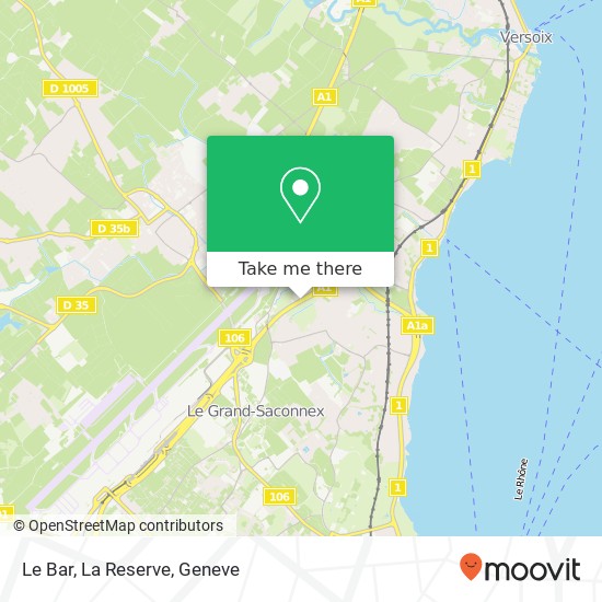 Le Bar, La Reserve map