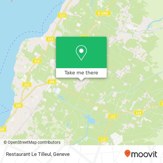 Restaurant Le Tilleul map