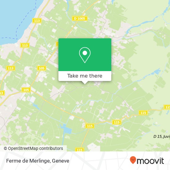 Ferme de Merlinge map