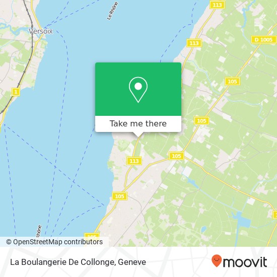 La Boulangerie De Collonge map
