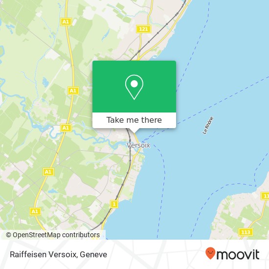 Raiffeisen Versoix map