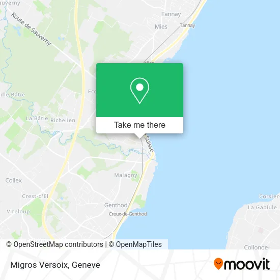 Migros Versoix map