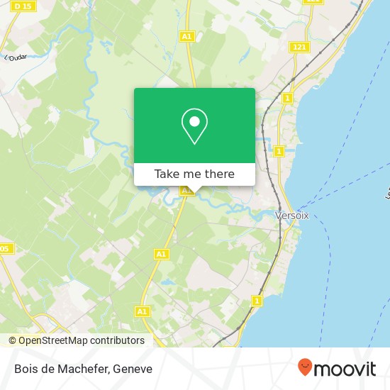 Bois de Machefer map