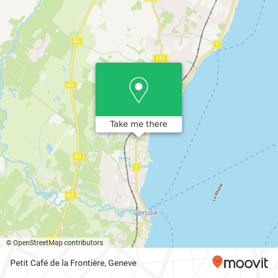 Petit Café de la Frontière map