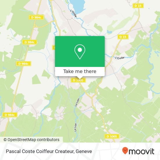 Pascal Coste Coiffeur Createur map