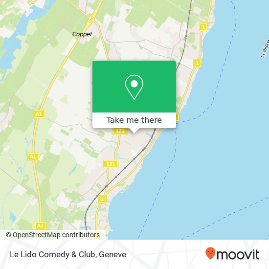 Le Lido Comedy & Club map