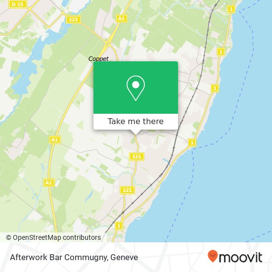 Afterwork Bar Commugny map