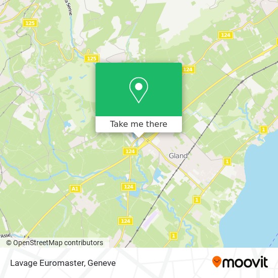 Lavage Euromaster map