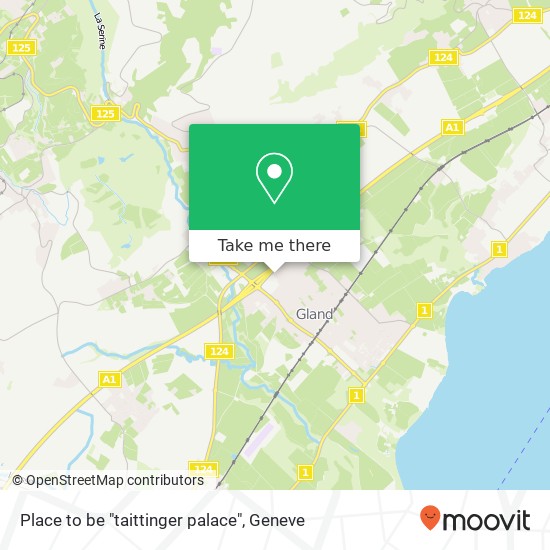 Place to be "taittinger palace" map