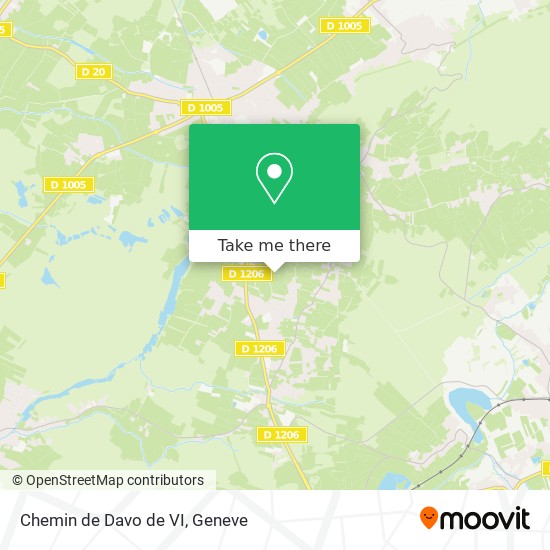 Chemin de Davo de VI map