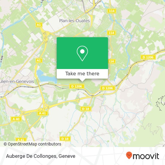 Auberge De Collonges map