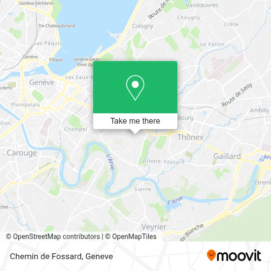 Chemin de Fossard map