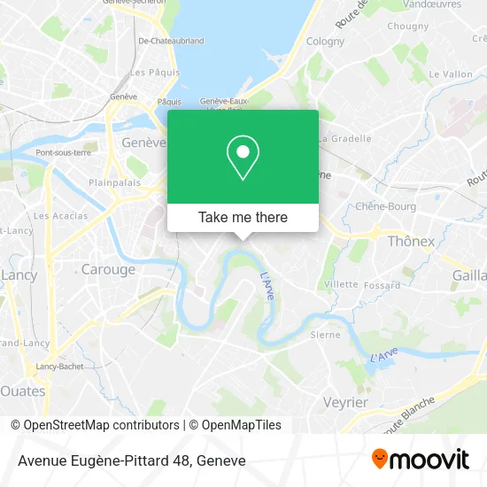 Avenue Eugène-Pittard 48 map