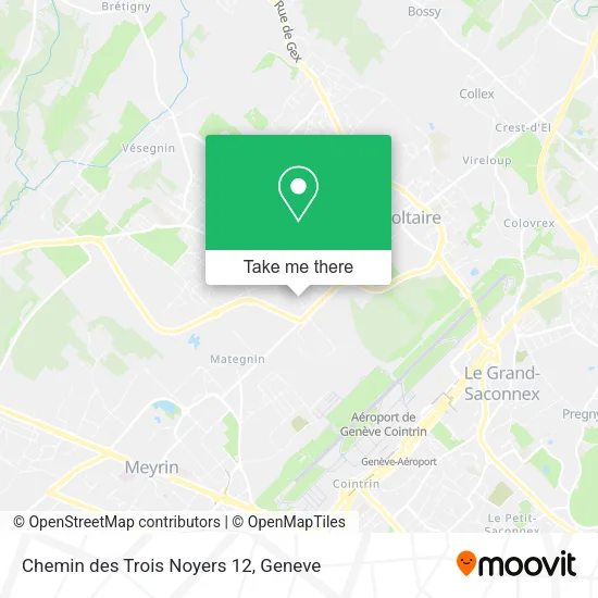 Chemin des Trois Noyers 12 map