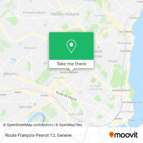 Route François-Peyrot 12 map