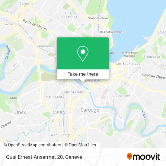 Quai Ernest-Ansermet 20 map