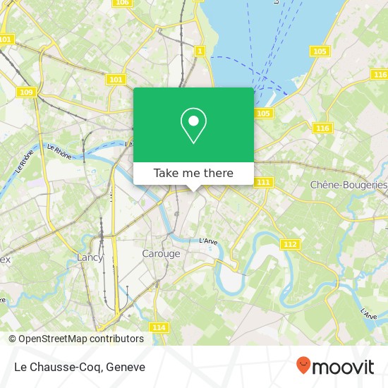 Le Chausse-Coq map