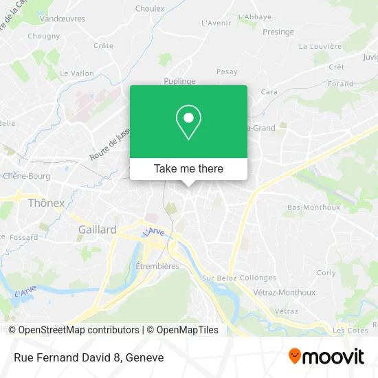 Rue Fernand David 8 map