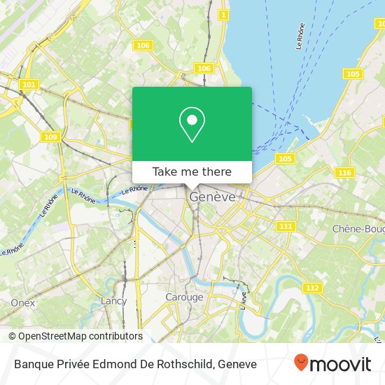 Banque Privée Edmond De Rothschild map