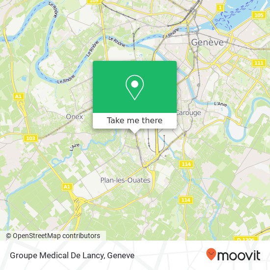 Groupe Medical De Lancy Karte