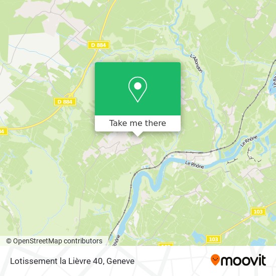 Lotissement la Lièvre 40 map
