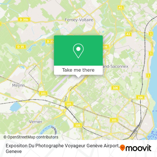 Expositon Du Photographe Voyageur Genève Airport map