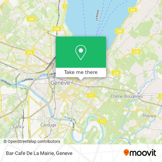Bar-Cafe De La Mairie map