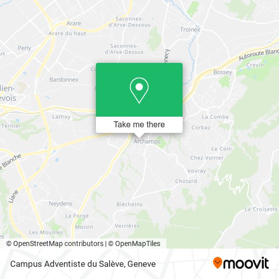 Campus Adventiste du Salève map