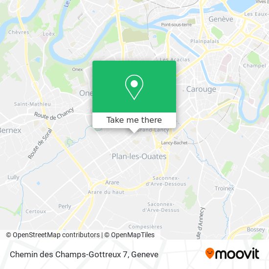 Chemin des Champs-Gottreux 7 map