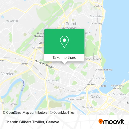 Chemin Gilbert-Trolliet map