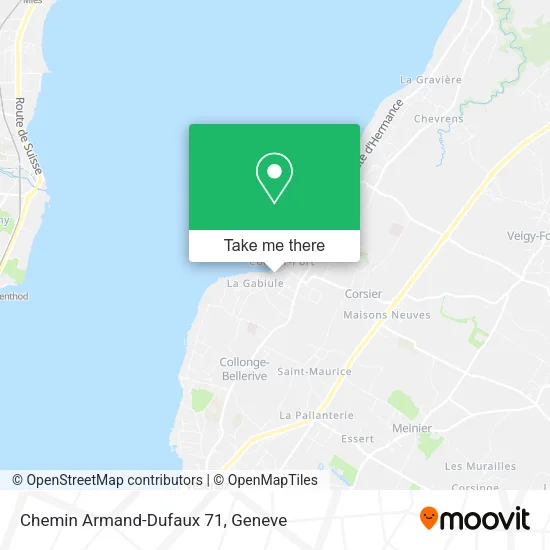 Chemin Armand-Dufaux 71 map