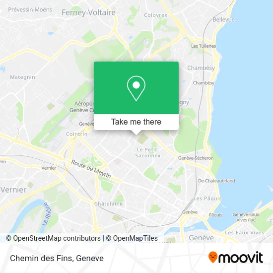 Chemin des Fins map