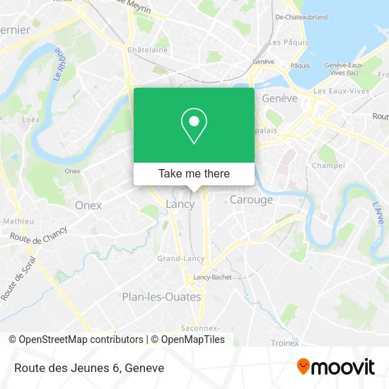 Route des Jeunes 6 map