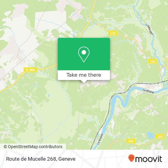 Route de Mucelle 268 Karte