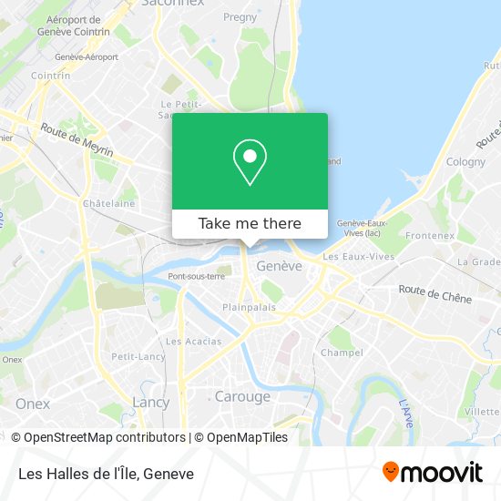 Les Halles de l'Île map