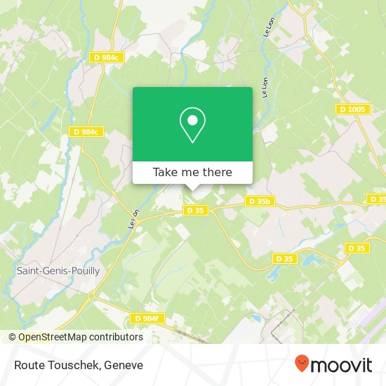 Route Touschek map
