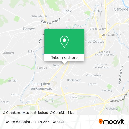 Route de Saint-Julien 255 map